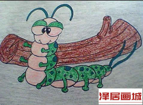 儿童画小虫子摆造型