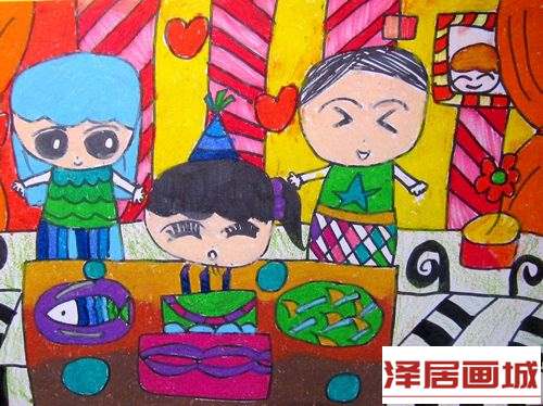 儿童画我的生日