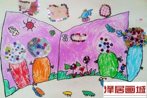 儿童画神奇的大书