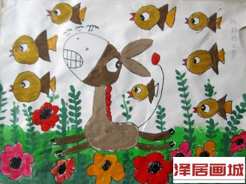 儿童画小毛炉