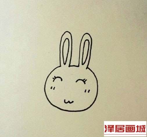 简笔画超可爱的卡通小兔子