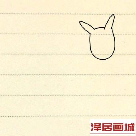 简笔画可爱小毛驴的图片步骤