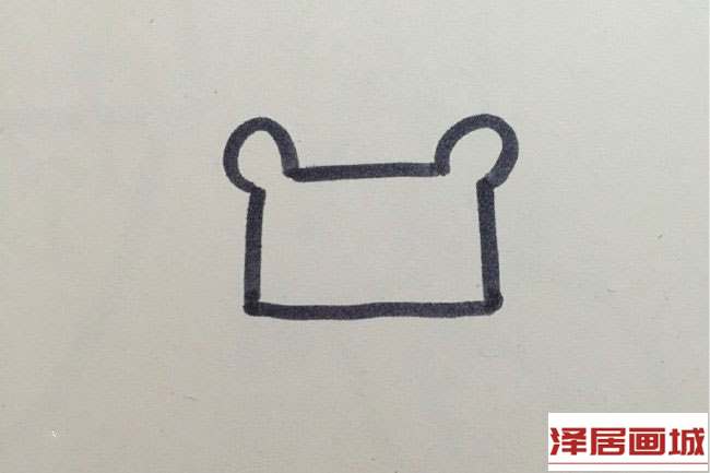 简笔画可爱奶牛的图片步骤
