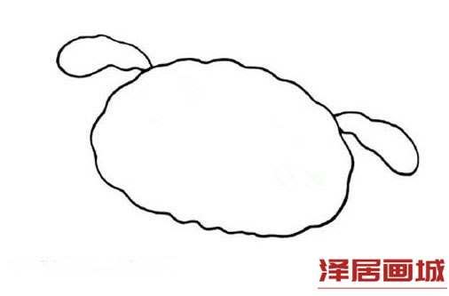简笔画蜡笔小新小白的图片教程