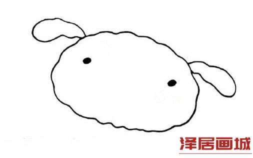 简笔画蜡笔小新小白的图片教程