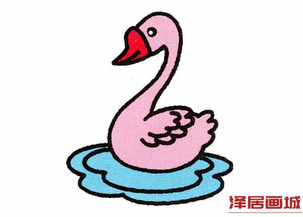 简笔画鹅的画法图片