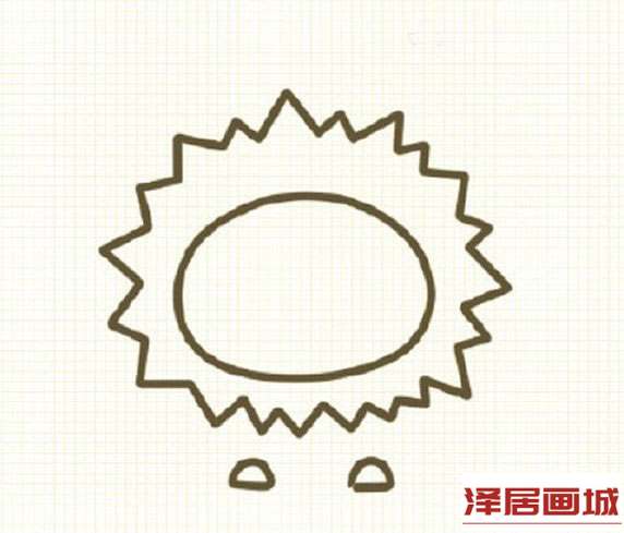 可爱小狮子简笔画的画法带颜色