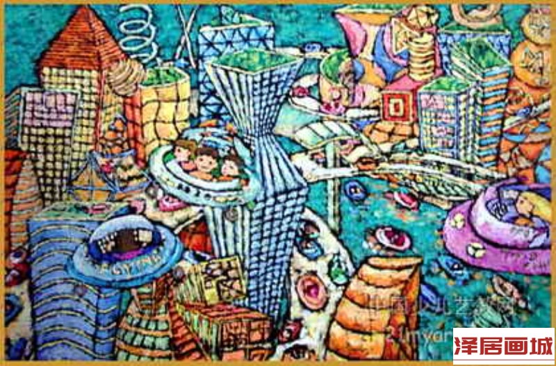 科幻画图片大全：未来都市