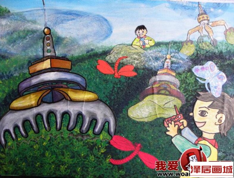 科幻画图片大全：我们的绿色地球