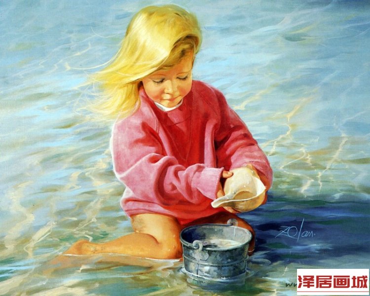 儿童画金色童年