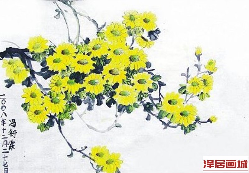 儿童画初菊