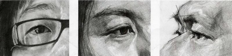 素描五官的眼睛画法