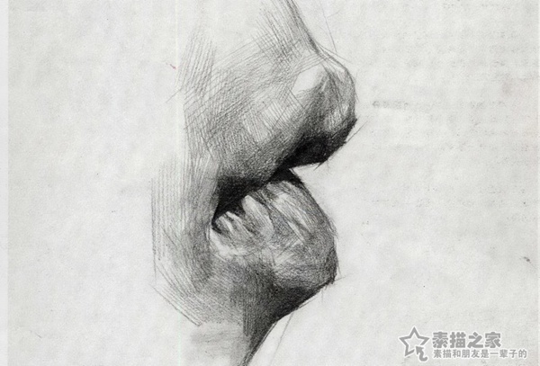 素描五官的嘴巴画法