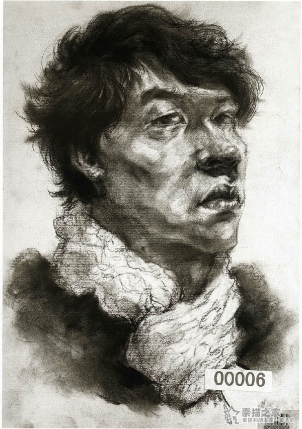 湖北美院素描作品图片