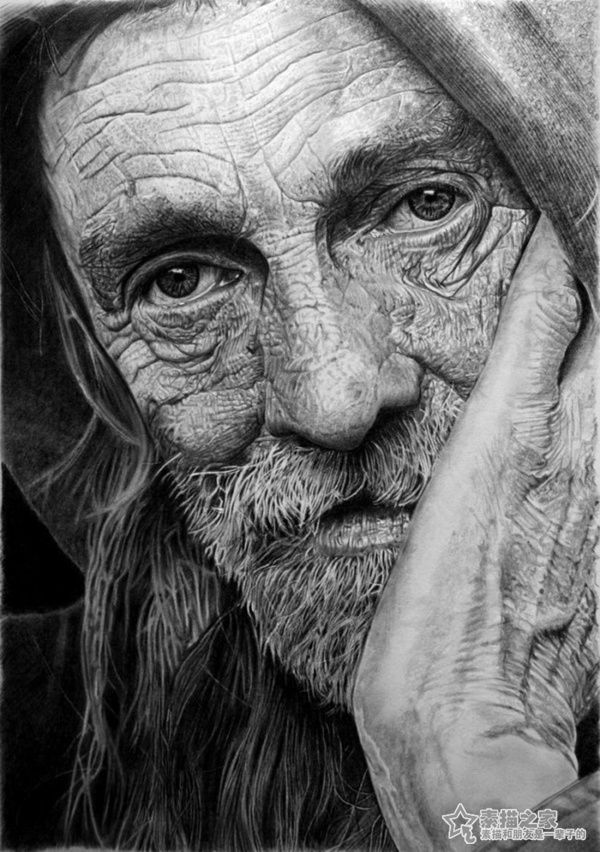 素描画