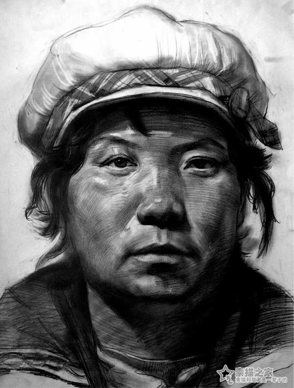 素描头像