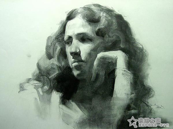 吴兆铭素描图片
