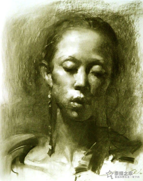吴兆铭素描头像